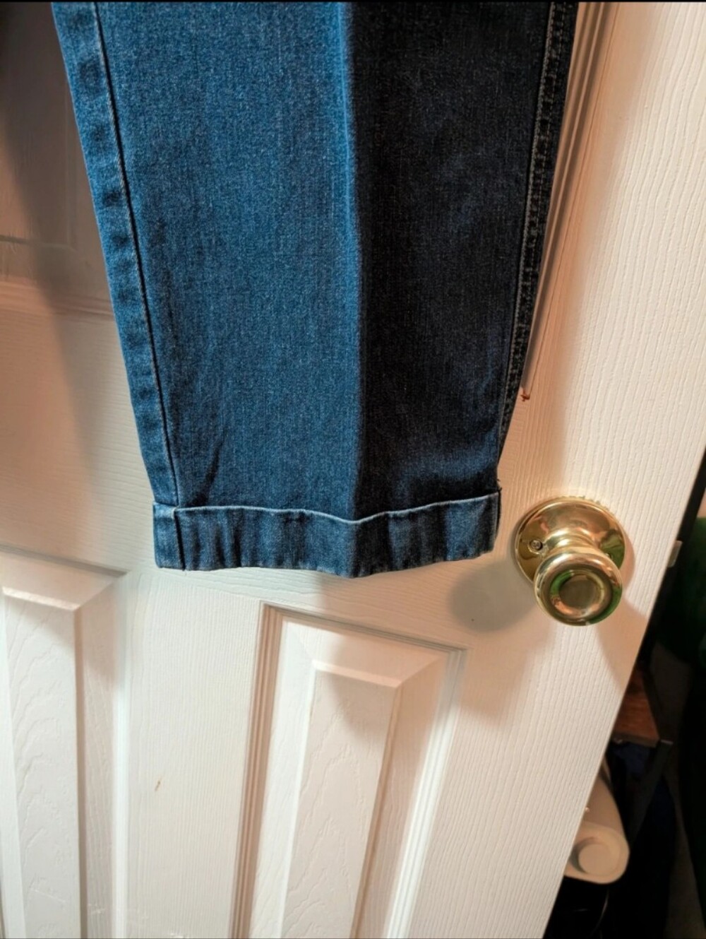 Vintage 90s Y2K Liz Claiborne LizWear Cropped Wide Leg Jeans Women’s Blue Denim - Picture 4 of 16
